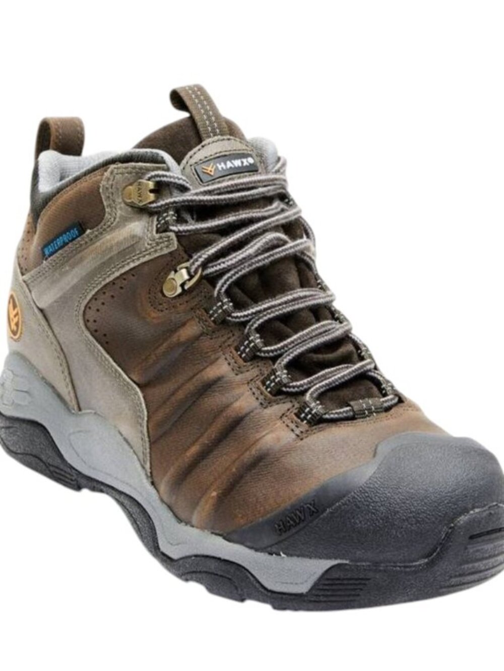 NEW HAWX Axis Hiker Waterproof Boots Men's - Brown US 11D - Picture 2 of 6